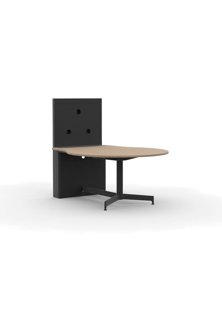 ATD1714VCLW / Video Conference Table with Media Wall
